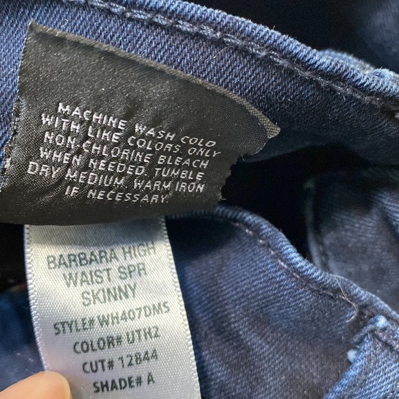 Women’s Hudson Barbara High Waist Super Skinny Hudson Jeans Sz 24 - Picture 5 of 6